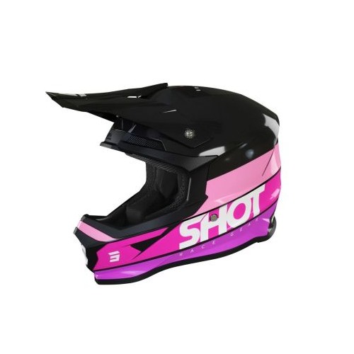 casque shot glossy pink