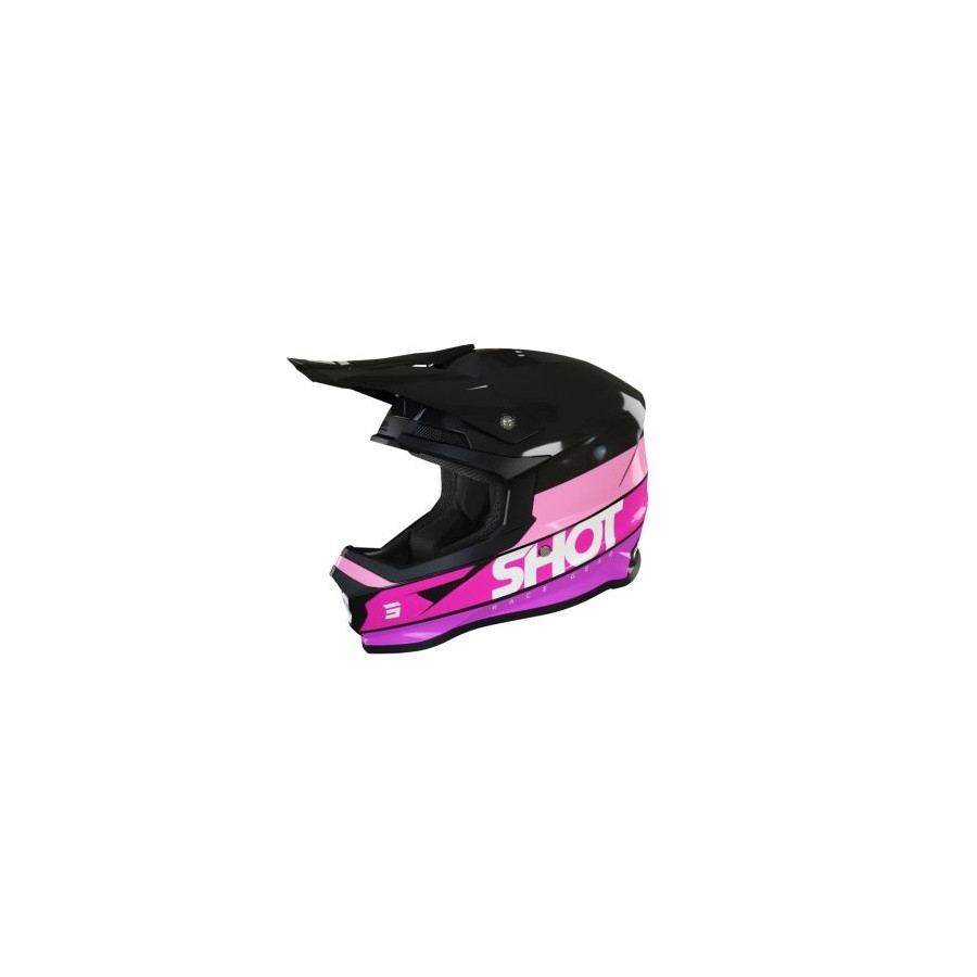 casque shot glossy pink