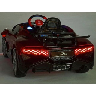 Voiture électrique enfant Bugatti Divo 12 volts rouge BRILLANT