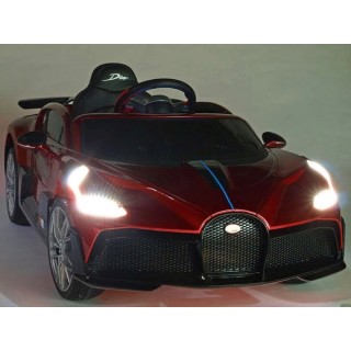 Voiture électrique enfant Bugatti Divo 12 volts rouge BRILLANT