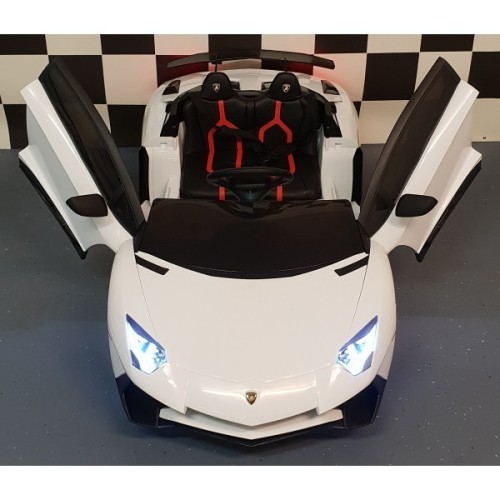 Lamborghini Roadster SV  Blanc voiture électrique pour enfants