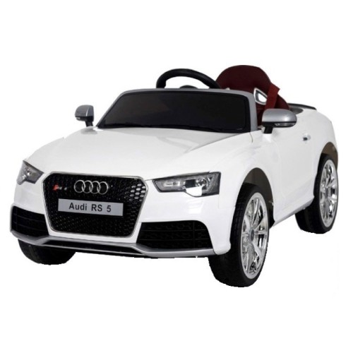 Audi RS5 enfants 12 volts blanc