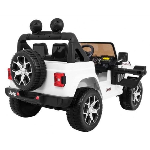 Jeep Wrangler Rubicon 12 volts Blanc