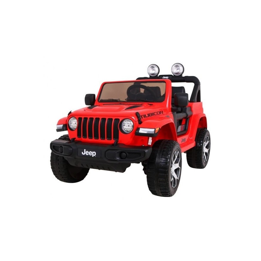 Jeep Wrangler Rubicon 12 volts Rouge