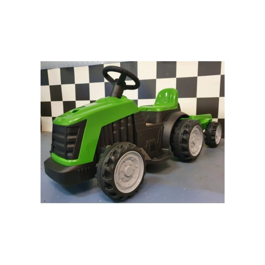 Tracteur électrique enfants avec remorque 6volts