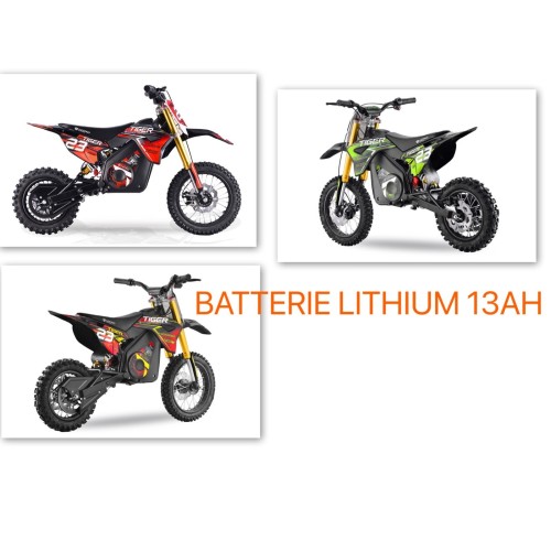 Moto électrique 1100 watts tiger lithium 13 AH